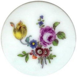 2-2 Porcelain - 18th Century Hand Painted (1-1/2")
